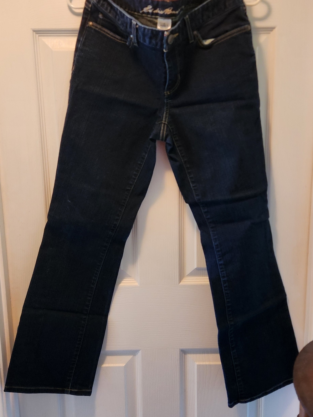 Eddie Bauer Dark Indigo Boot Cut Jeans